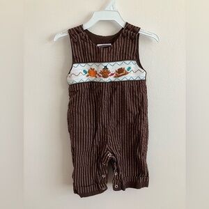 Thanksgiving smocked longalls